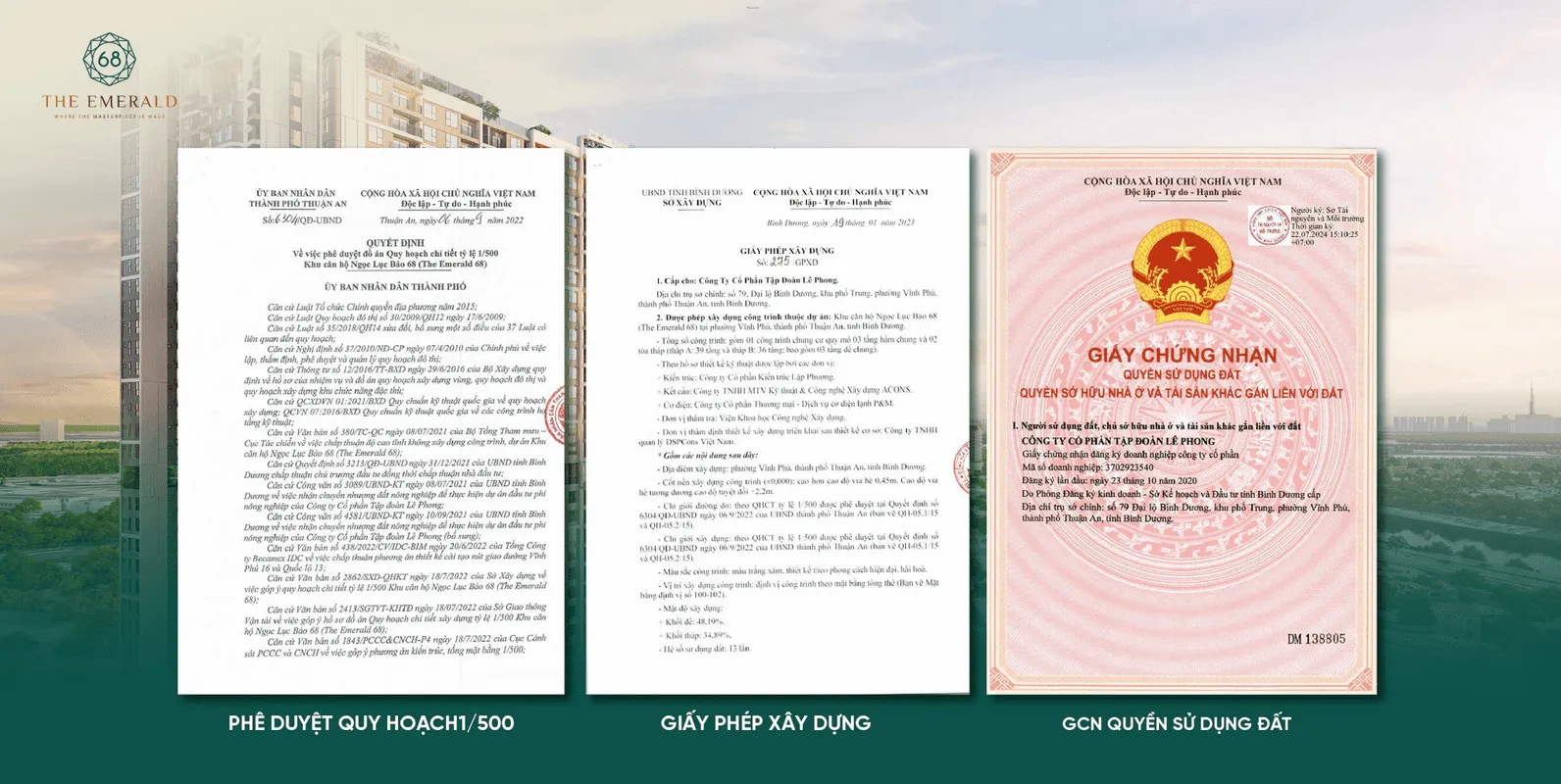 Căn Hộ The Emerald 68